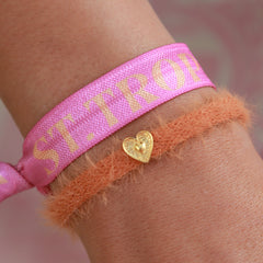 Pulsera de albaricoque esponjosa