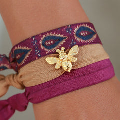 Elastiques Ibiza Burgundy bee