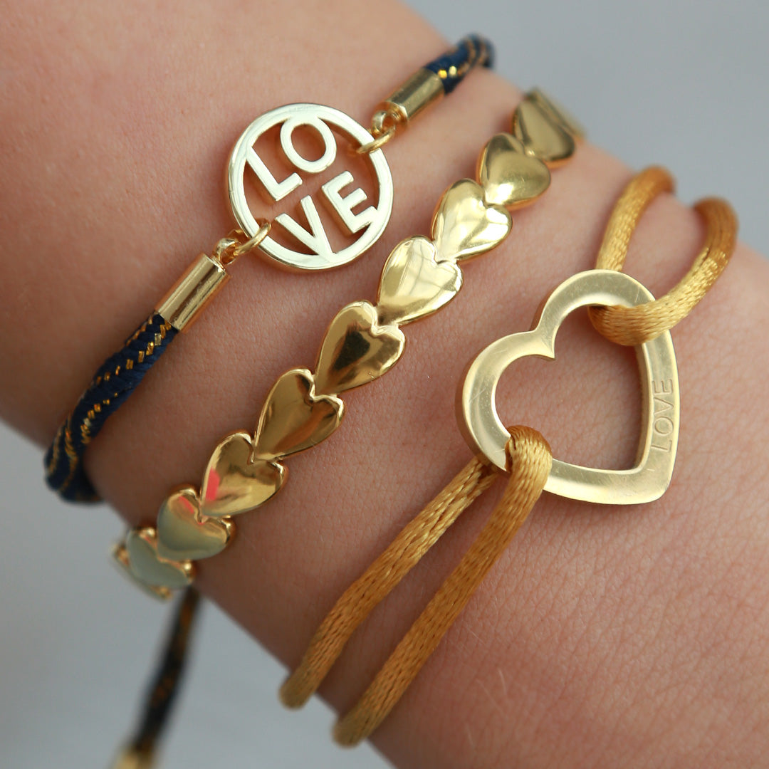 Brazalete amor azul medianoche