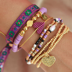Armband cerise heart