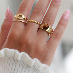 Bague d'or buckle