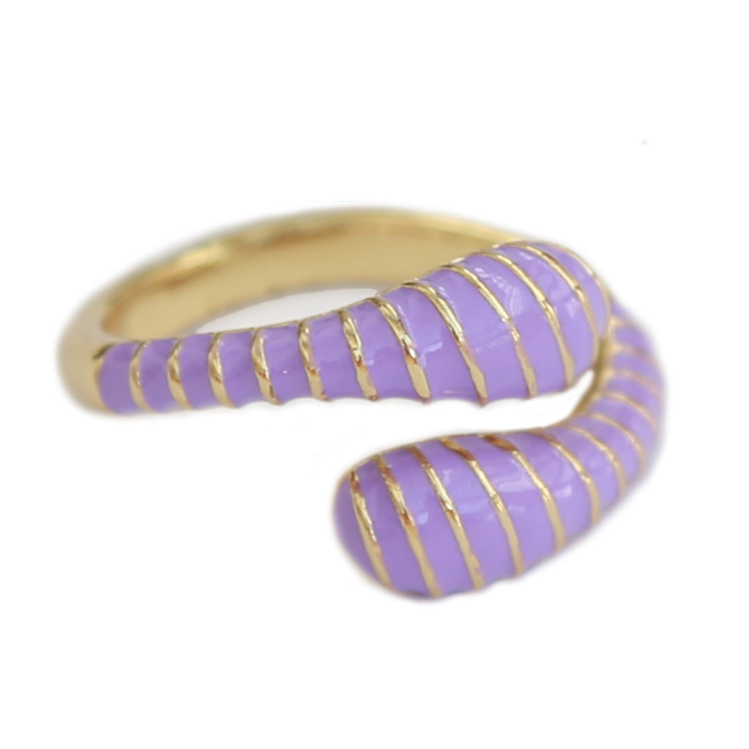 Anillo icónico morado