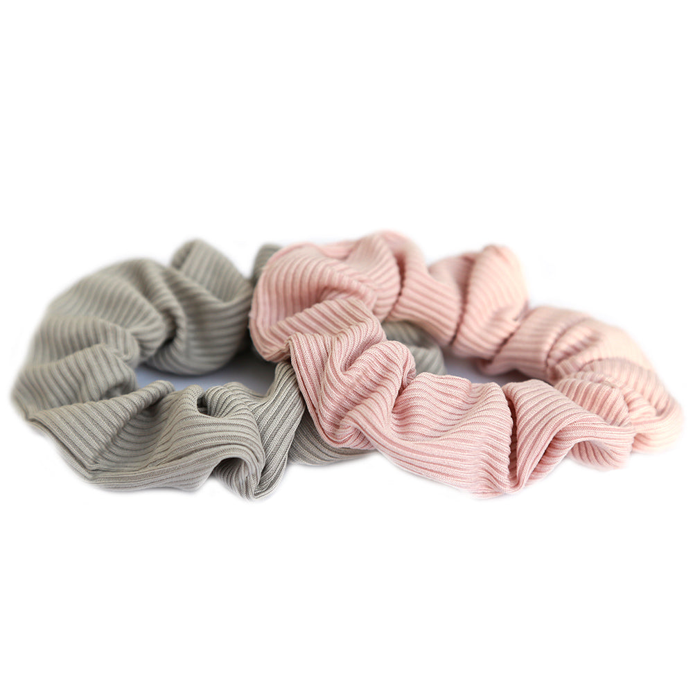 Scrunchie set rib pastel