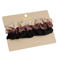 Scrunchie set satin black