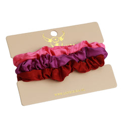 Scrunchie set satin pink