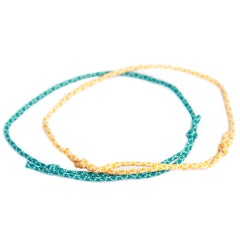 Ensemble de bracelets surf jaune bleu