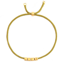 Pulsera del amor oro oliva