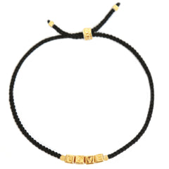 Le bracelet d'amour or noir