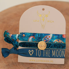 Ibiza elastiekjes to the moon glitter