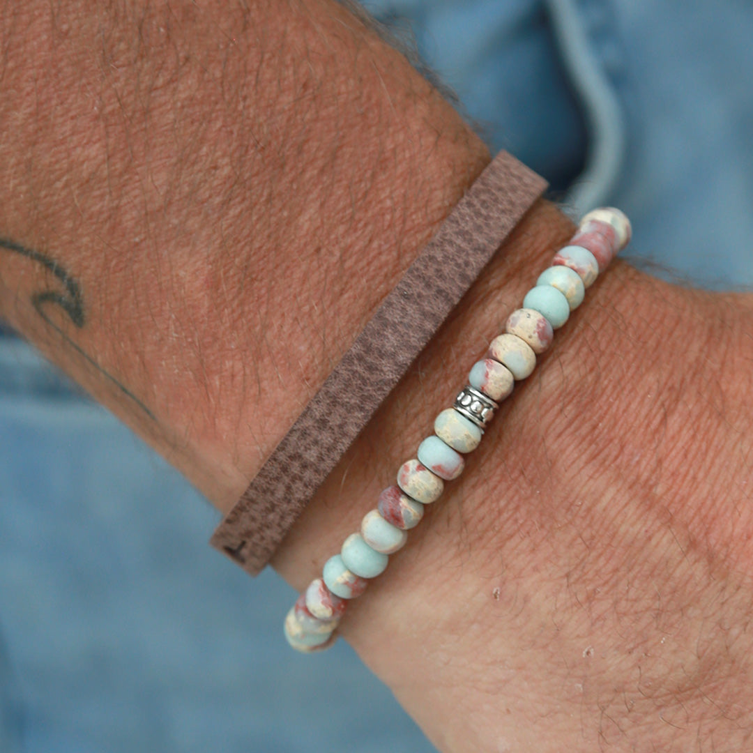 Bracelet ice blue for men