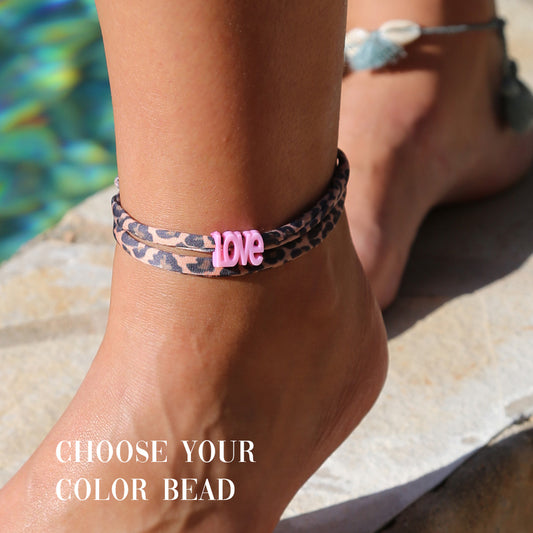 Tobillera leopard love: ¡elige tu propio color! 1080