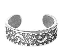 Anneau d'orteil Moon (sterling argent)