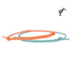 Conjunto de pulseras surf culture menta