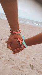 Conjunto de pulseras surf culture menta