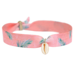 Pulsera de tobillo de concha de coral