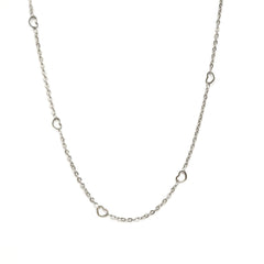 Collar de plata pequeño corazón