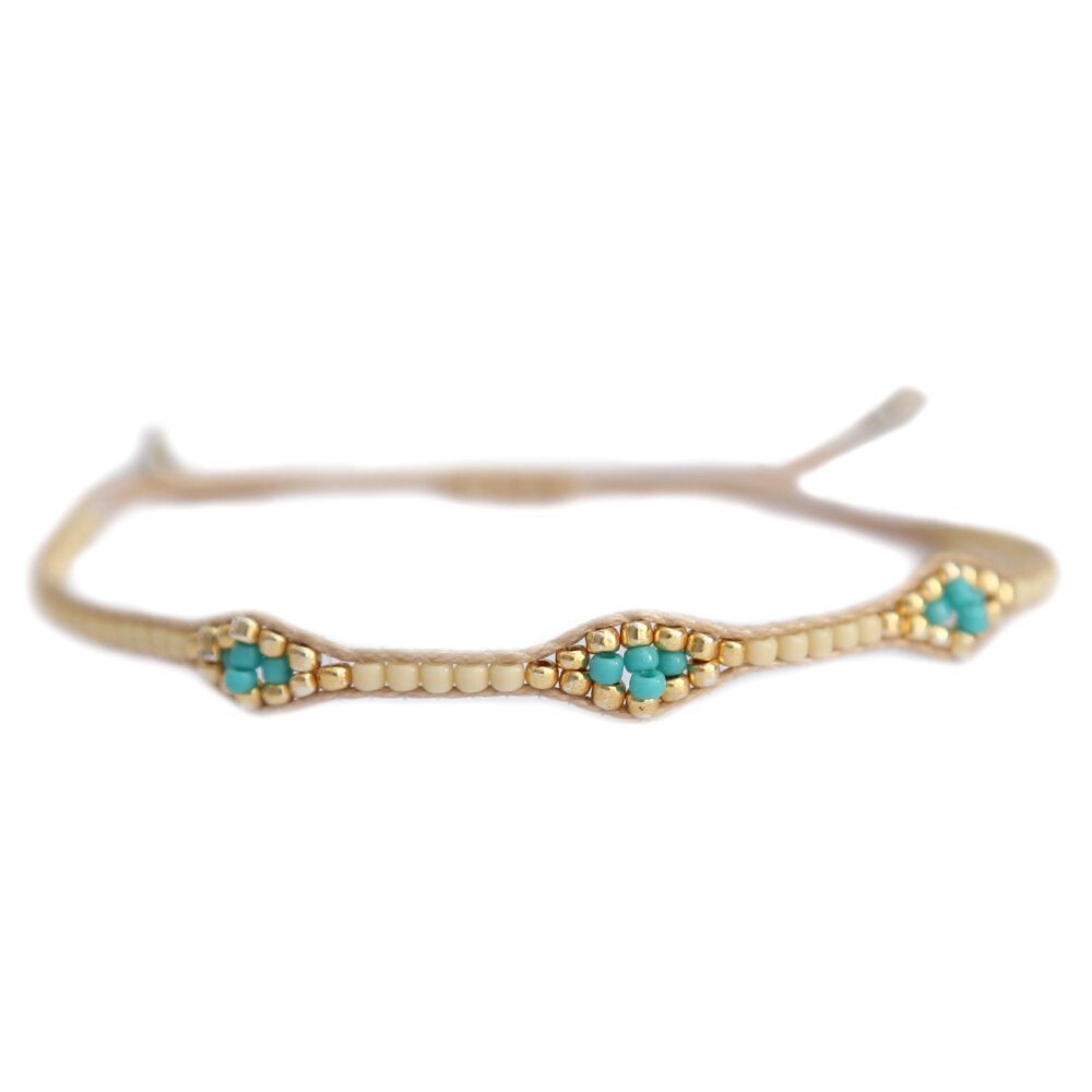 Brazalete Miyuki Ibiza Beige