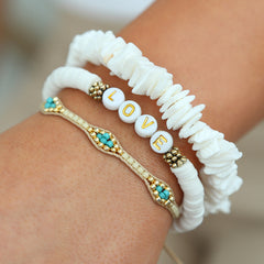 Brazalete Miyuki Ibiza Beige