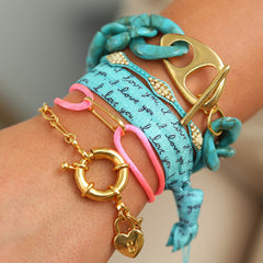 Brazalete Miyuki Ibiza turquesa