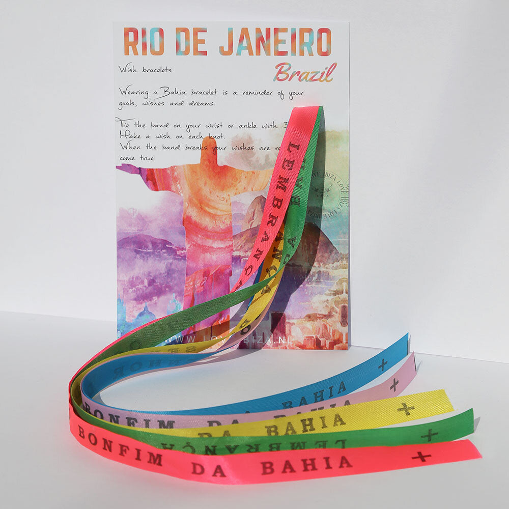 Juego de brazaletes de deseos Bonfim de Bahia nº 1