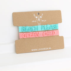 Ocean child & beach please set van 2 armbandjes