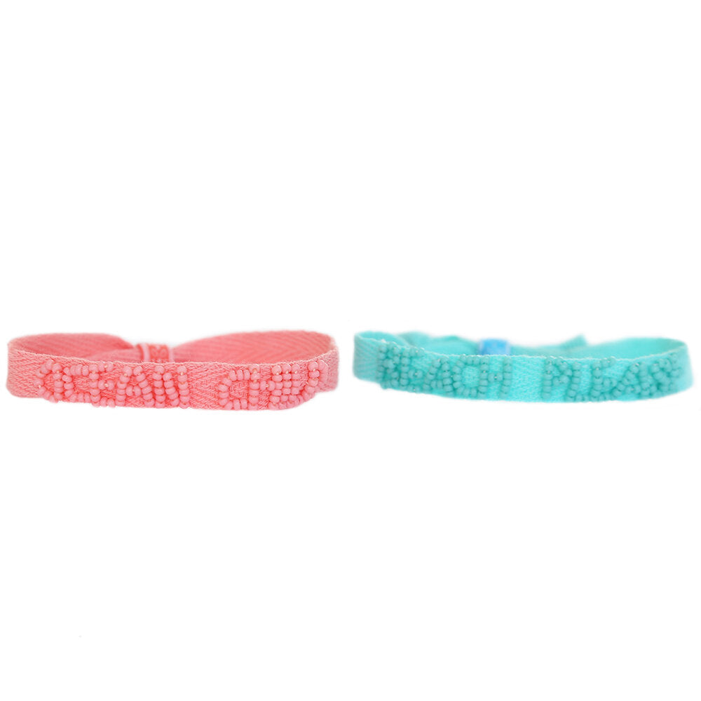 Ocean child & beach please set van 2 armbandjes