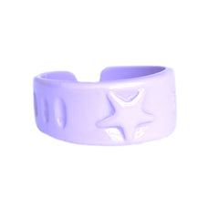 Anillo estrella lila