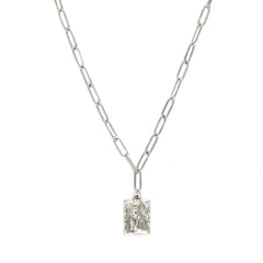 Collar de ángel de plata