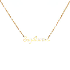 Cadena de oro sagitario