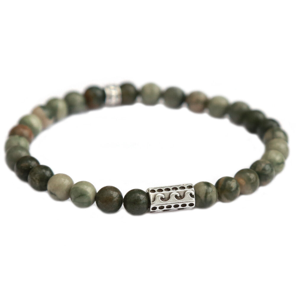 Brazalete ondas oscuras para hombre