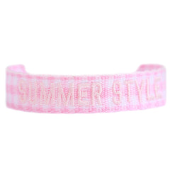 Pulsera tejida estilo verano