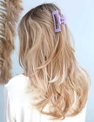 Haarspange straight lilac