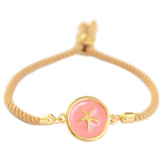 Conjunto de brazalete coral