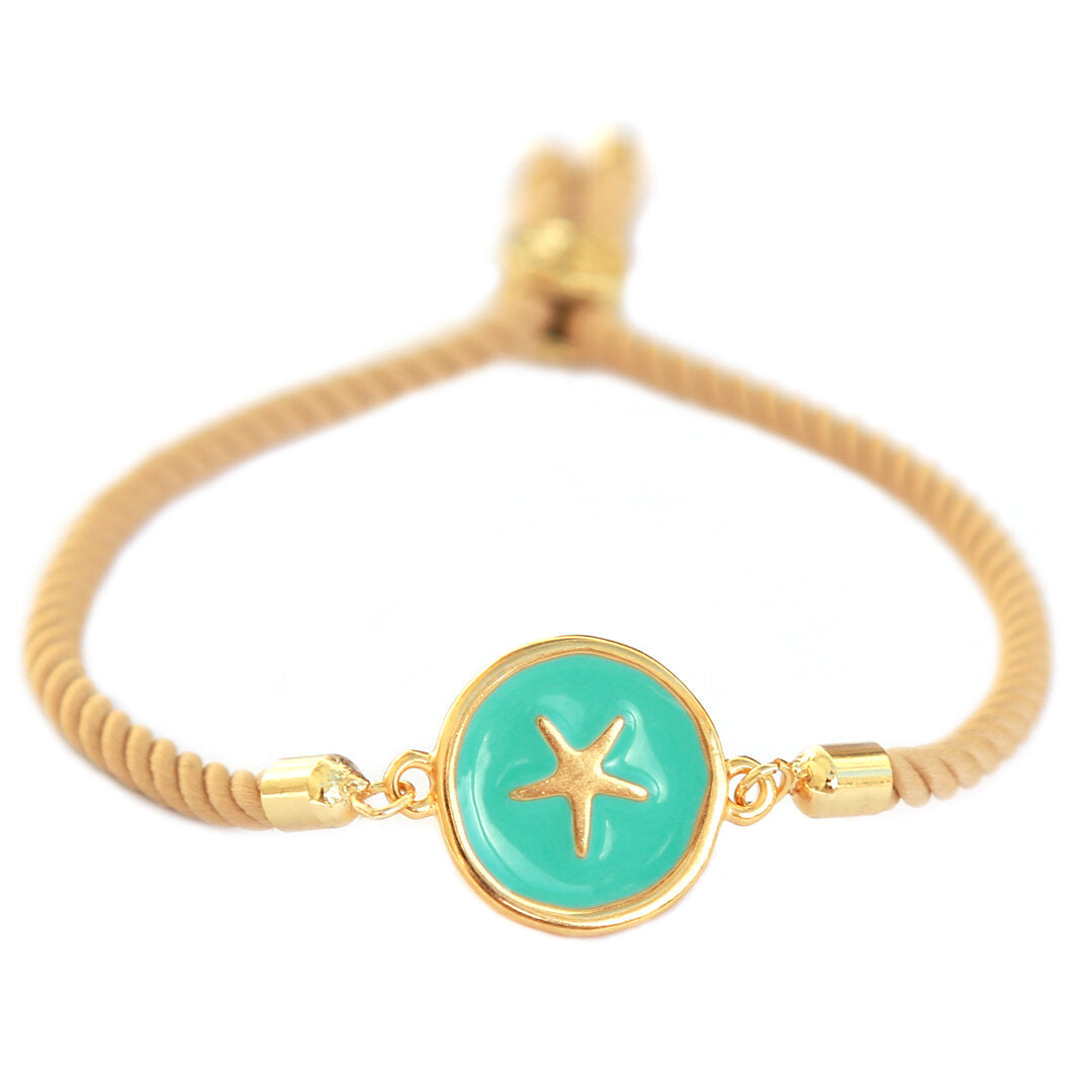 Conjunto de brazalete turquesa