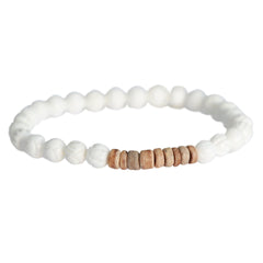 Brazalete tallado en blanco coco
