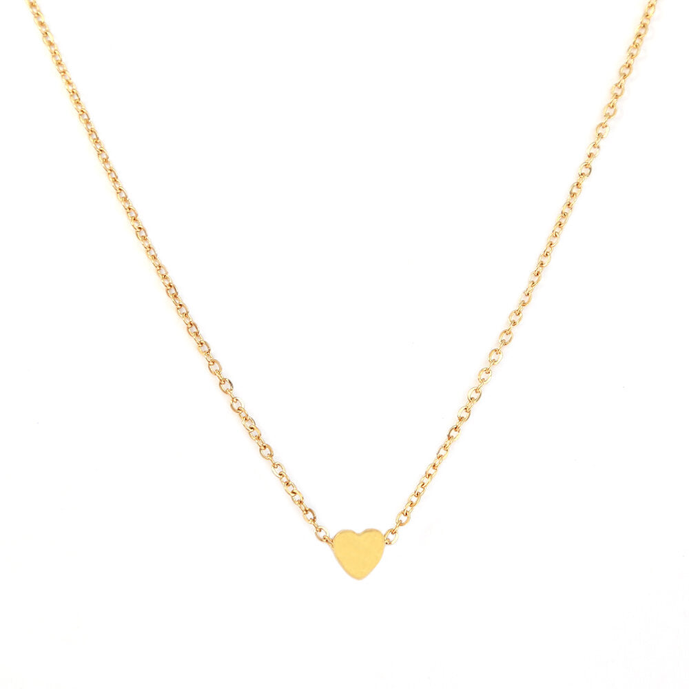 Collar de oro dulce corazón