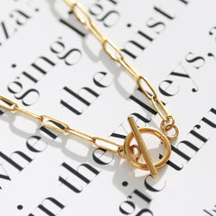 Tendencia de cadena pequeña de cadena de oro