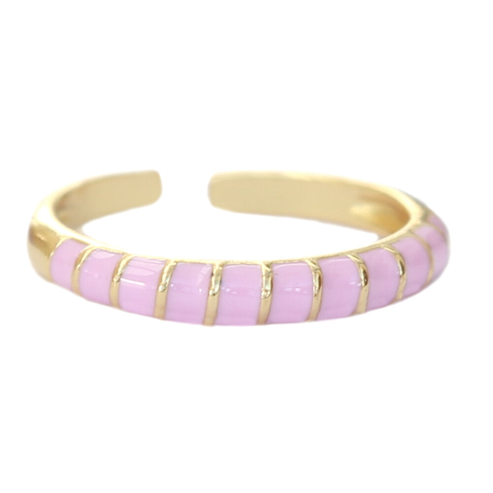 Anillo de raya rosa