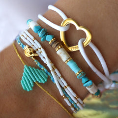 Brazalete Turquesa tropical