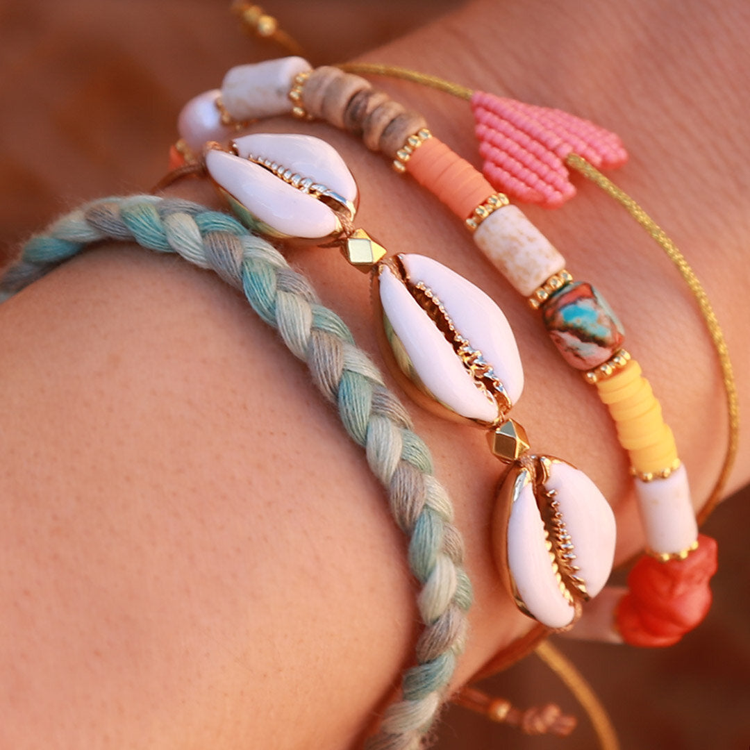 Brazalete corazón de coral