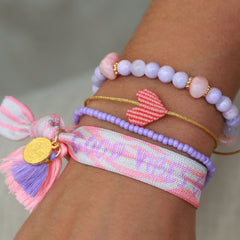 Brazalete corazón de coral