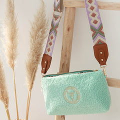 Bolso bandolera Teddy color menta