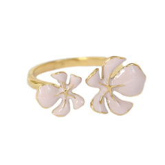 Anillo Flores rosa