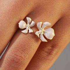 Anillo Flores rosa